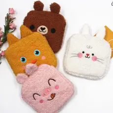 Mini Bolsa Higiênica Menstrual Multifuncinonal Feminina Desenho Animado De Pelúcia