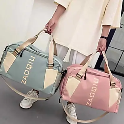 Bolsa Mala Para Viagem À Prova D'Água Grande Capacidade, Bolsa Esportiva Unissex Alça Transversal Reforçada