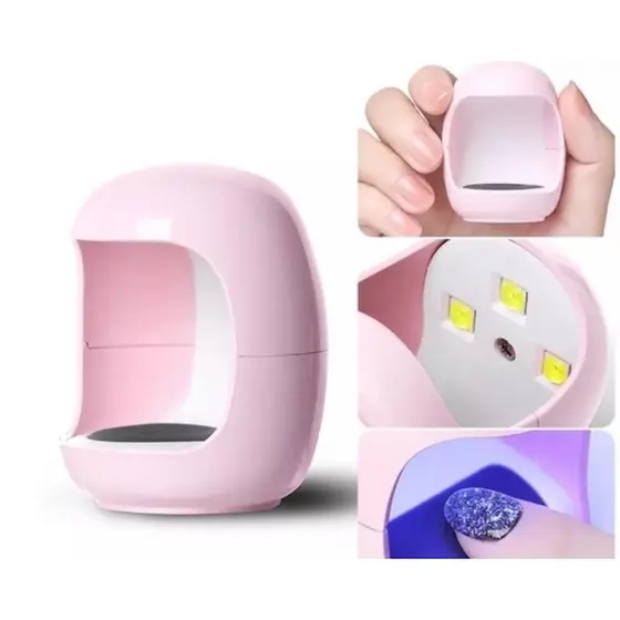Mini Q3 Cabine Secador Para Dedo Unha Portátil Individual Rápido Esmalte Com LED UV