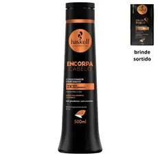 Condicionador Haskell Encorpa Cabelo 500ml Com Ácido Hialurônico Cabelos Finos e Ralos