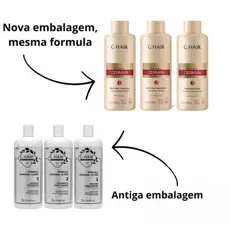Escova Alisadora German Alemã G Hair Passo 2 Tratamento Anti-Frizz 300ml