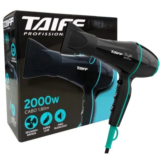 Secador Taiff Style Preto 2000W 110V