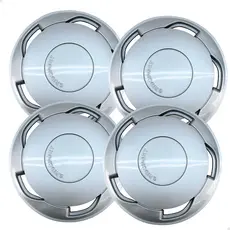 Kit com 4 peças Calotas Aro 14 Orbital Retro Encaixe Pressão Universal