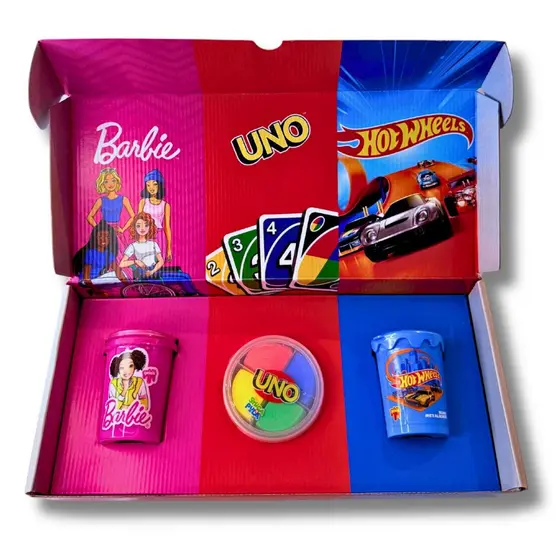KIT CAIXA SLIME GELELÉ MASSINHA MODELAR STICA PULA AMOEBA PERFUME COLORIDA PRESENTE NATAL CRIANÇAS