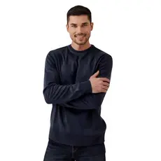 Blusa Trico Masculina Suéter Gola Careca Cardigan Inverno