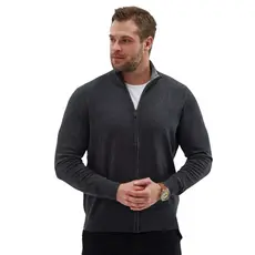 Sueter Masculino Com Zíper Blusa Tricot Manga Longa