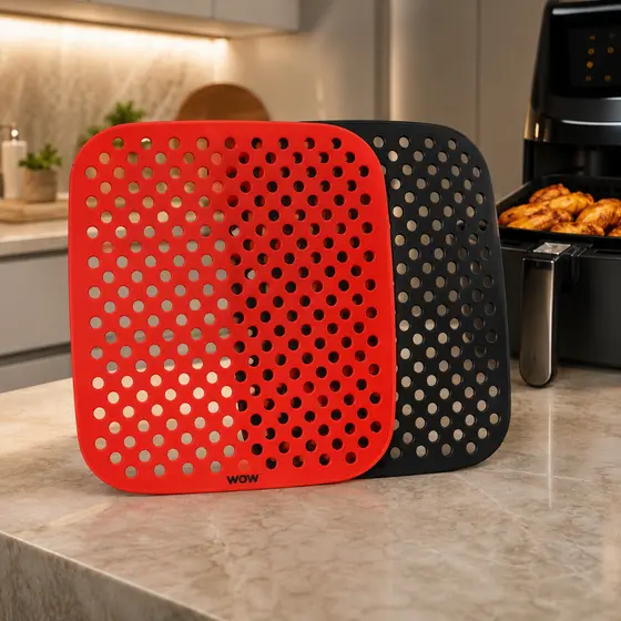 Tapete Quadrado De Silicone P/airfryer Universal Fritadeira