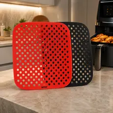 Tapete Quadrado De Silicone P/airfryer Universal Fritadeira