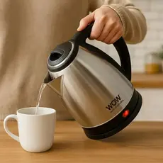 Chaleira Elétrica Jarra 1.8L Café Chá Inox 220v