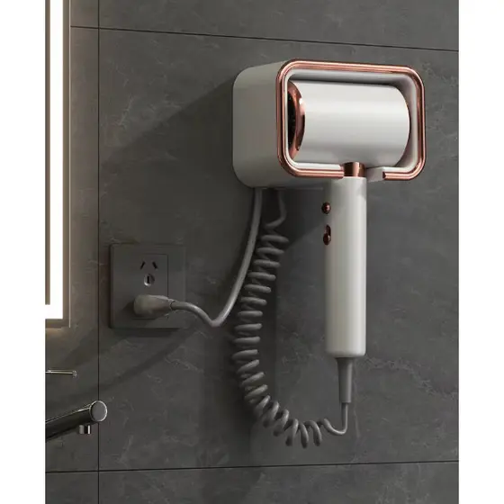Secador Cabelo De Parede Para Hotel 110v 1200w Potente