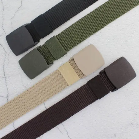 Cinto Masculino Jovem Tecido Nylon Não Magnético HL-71