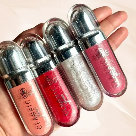 Classic Gloss Phállebeauty 💄 Brilho Intenso + Hidratação Labial | Cores Lindas e Alta Fixação