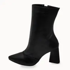 Bota Feminina Cano Médio Botinha Feminina Super Leve Moda Casual Botas Feminina Salto Grosso Salto Alto Bico Fino