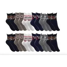Kit 12 Meias Cano Longo Apollo – Algodão Confortável p/ o Dia a Dia | Masculina/Feminina