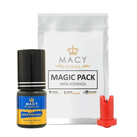 Cola Adesivo para Extensão de Cílios Macy Gold 3Ml