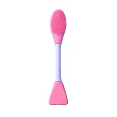 Espátula de Silicone Com Escova  para Aplicação de Argila E Mascara Facial