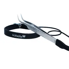 Pulseira Ant Queda De Silicone Sobelle Para Pinças de Cilios e Sobrancelhas Preta