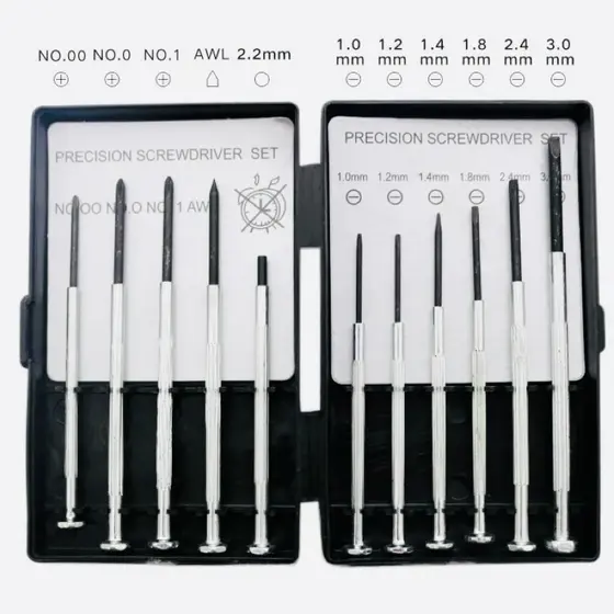 kit Chave de Precisão com 11 ou 6 Peças Philips Fenda Ponteiros