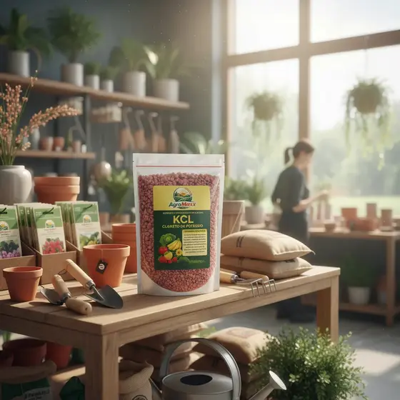 Adubo Fertilizante Cloreto de Potássio KCL Premium – Crescimento, Floração, Frutificação 5kg 10kg 15kg 20kg 25kg