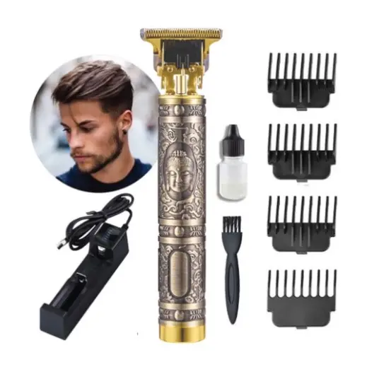 Máquina Profissional Acabamento Cabelo Barba Buda