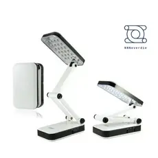 Luminária Portátil Abajur Mesa 24 Led Dobrável Recarregável
