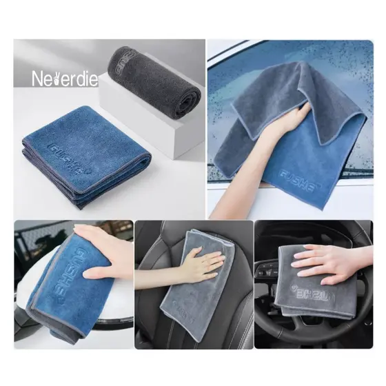 Toalha Secagem Automotiva Microfibra Alta Absorção 30x30cm Pano Grande