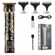 Máquina de Cortar Cabelo Profissional - Barbeador Sem Fio com Pentes 1/2/3mm -K5