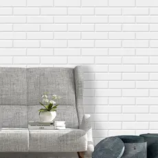Papel de Parede Adesivo Lavável Tijolos Basic