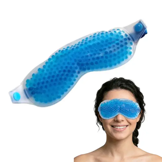 Máscara de olho Térmica Gel Quente Fria para Olhos e Rosto - Cuidado da Pele e Relaxante