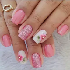 100 Adesivos de Unhas 3D Desenho de Luxo para Decoração de Unha