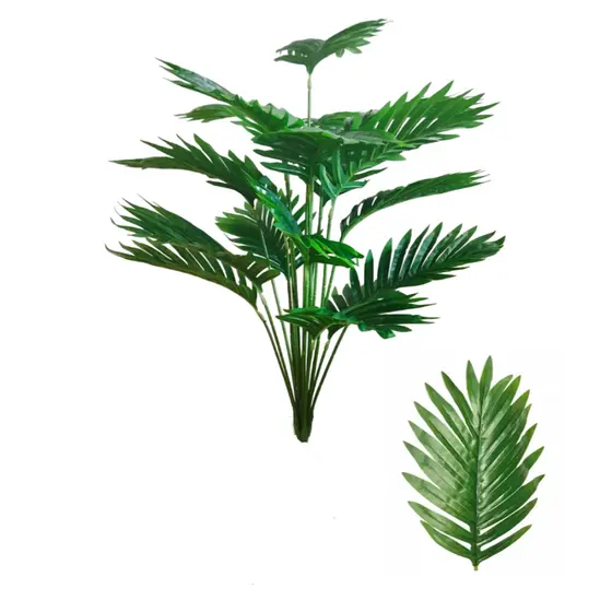 Planta Artificial Palmeira Decoração Toque Real Avulsa Sem Vaso