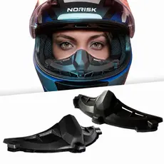 Narigueira Para Capacete Modelo Esportiva Alta Original Ls2 Norisk FW3 Clip Motoboy Respiro Motocross