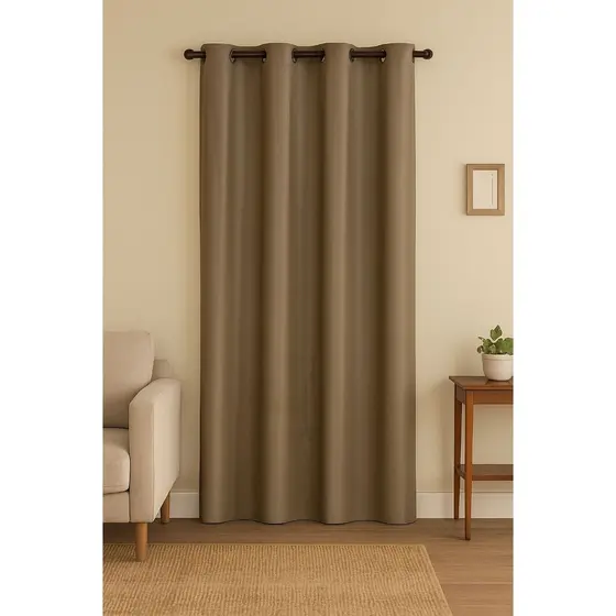 Cortina Porta Blackout de PVC 1,40 x 2,20 Para Porta Sala Quarto Cozinha Cortina Para Porta Cortina Porta