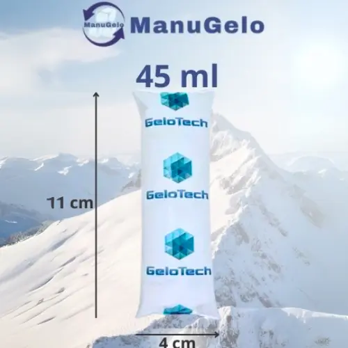 Gelo em gel flexível bolsa reutilizável 45 ml Kit 350 unidades placa gelox cooler transporte remédio