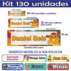 Etiqueta Escolar Personalizada