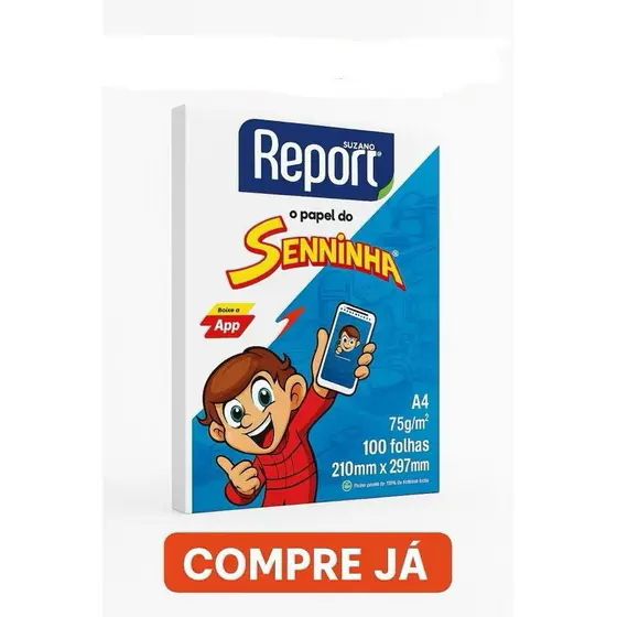 Papel Sulfite A4 Senninha 100 Folhas – Promoção Imperdível