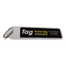 Porta Tag (tipo Sem Parar) Tag Veicular - Placa Chaveiro Transparente Moto 1un