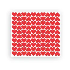 100 etiquetas CORAÇÃO 1,2cm cartela adesivo decoração marcação