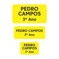 140 Etiquetas Escolares Personalizadas Minimalista Variadas identificar cadernos, lápis, canetas, apontador, livros.