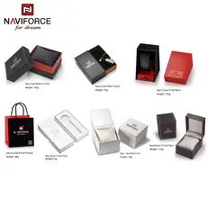 NAVIFORCE Original Premium Caixas De Presente Para Homens Relógios Das Mulheres Só Caixa