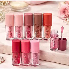 Lip Oil Fresh Lips Ruby Rose Hidratante Labial Gloss Óleo De Jojoba Abacate E Uva