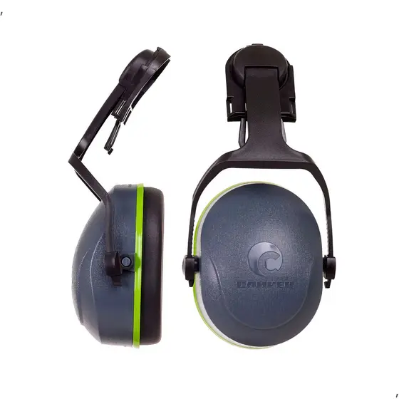 Abafador Auditivo 17dB Acoplar Capacete Protetor Auricular Concha Ruído Ouvido EPI Obra Indústria