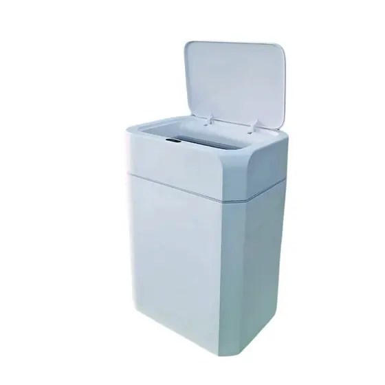 Lixeira com Sensor Automática Branca / Preta NKF Lixeira Automática para Cozinha e Banheiro