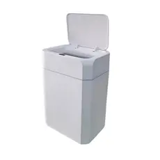 Lixeira Automática com Sensor 16L Branca NKF Lixeira Automática 16L para Banheiro e Cozinha