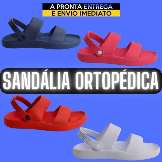 Sandália Ortopédica Masculina 34 Ao 43 EVA Super Leve e Macia Lançamento