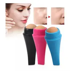 Rolo Facial Pedra Vulcânica Para Oleosidade Facial Absorção