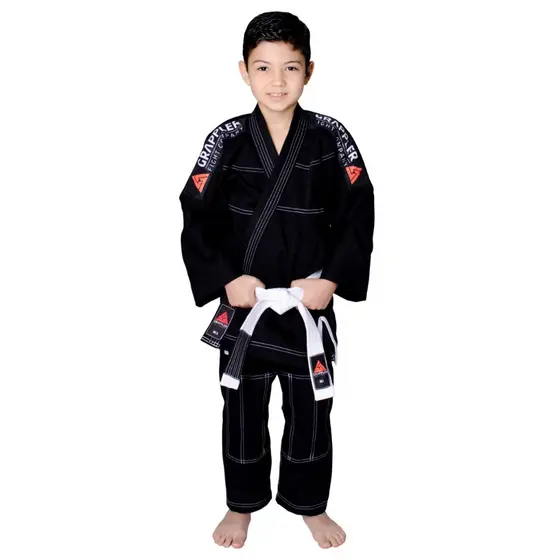 Kimono Infantil Trançado para Jiu-Jitsu/Judo + Faixa - Grappler