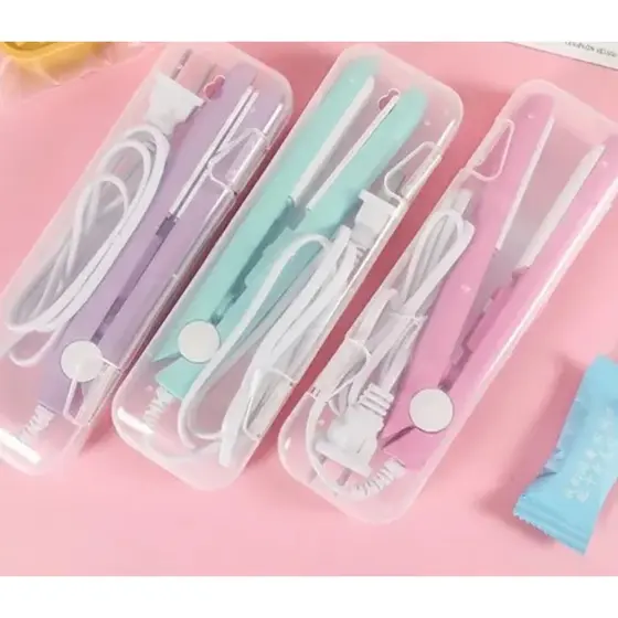 Mini Chapinha Portátil Prancha Chapinha De Bolsa 160° Bivolt Promoção cor ALEATORIA