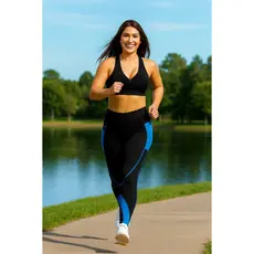 Legging Feminina com Tecido Advance, Alta Performance - Cós Alto, Respirável, Academia -Proteção UV