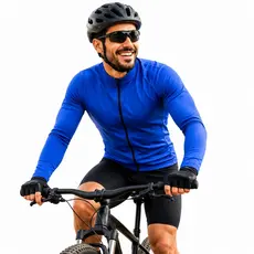Camisa Ciclismo Manga Longa Masculina MTB Speed UV50 Dry Fit Bike